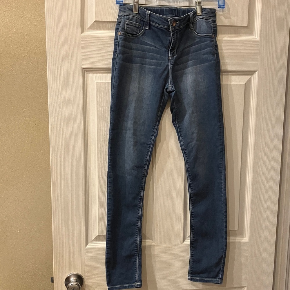 Girls Indigo Slim Fit Stretch Skinny Jeans